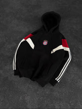 Bayern Münih kapişonlu polar sweatshirt siyah