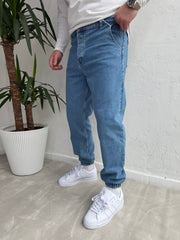 Lastik Paça Boyfriend Pantolon
