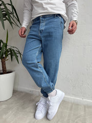 Lastik Paça Boyfriend Pantolon