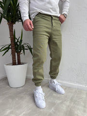 Lastik Paça Boyfriend Pantolon