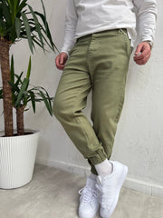 Lastik Paça Boyfriend Pantolon