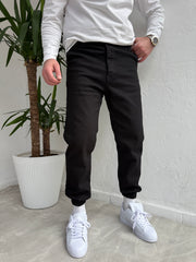 Lastik Paça Boyfriend Pantolon