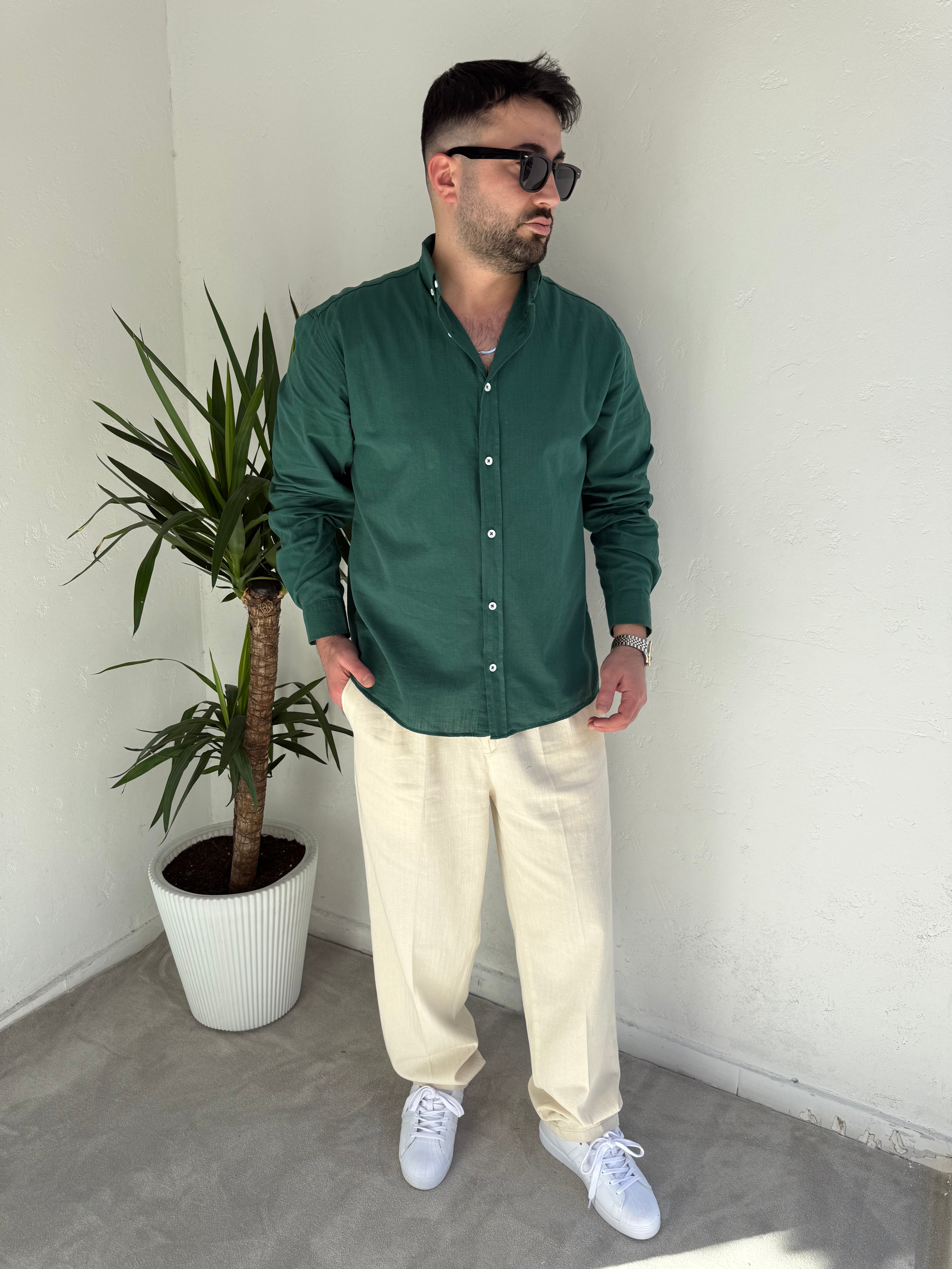 Giesto Keten Gömlek