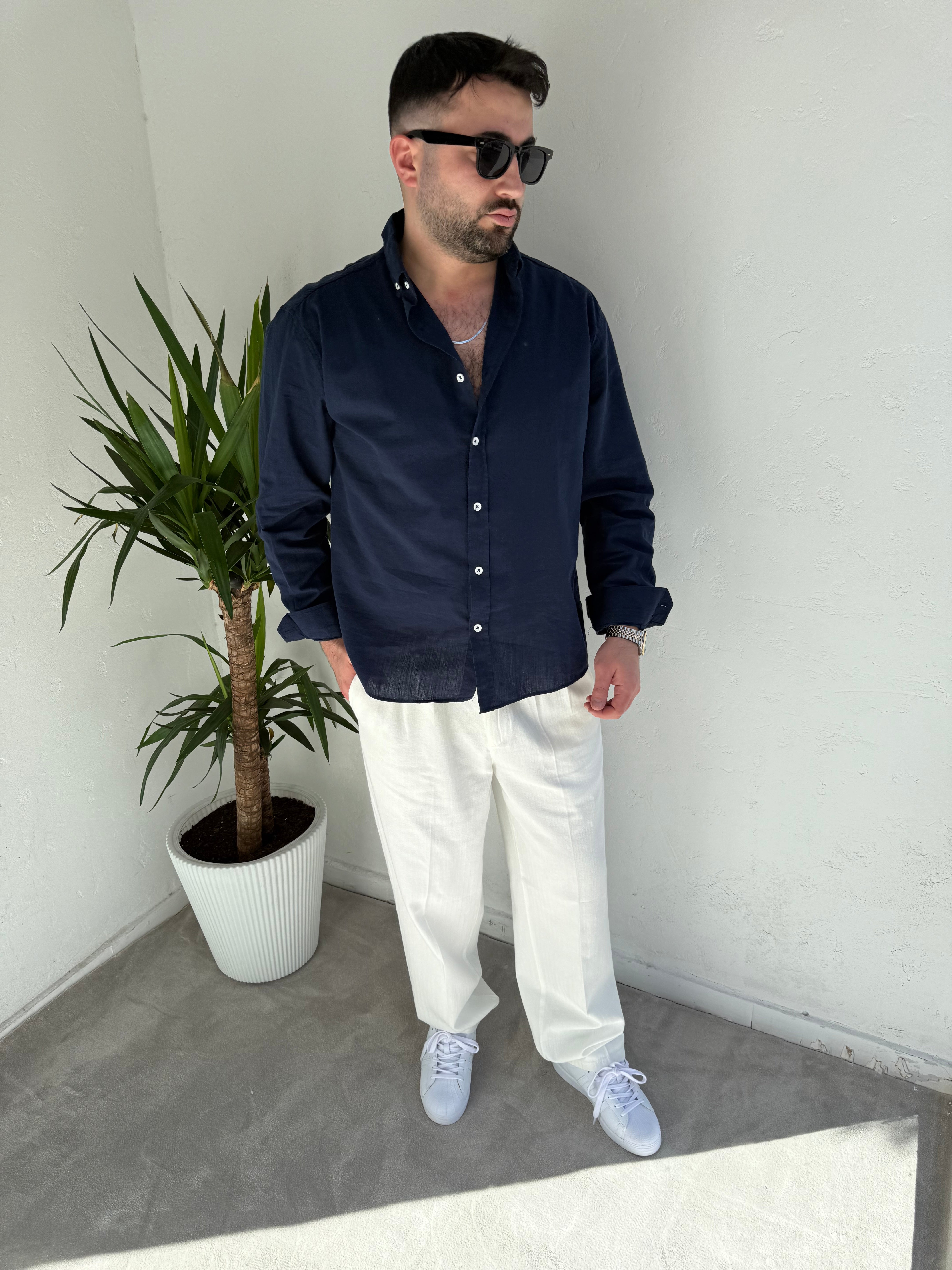 Giesto Keten Gömlek