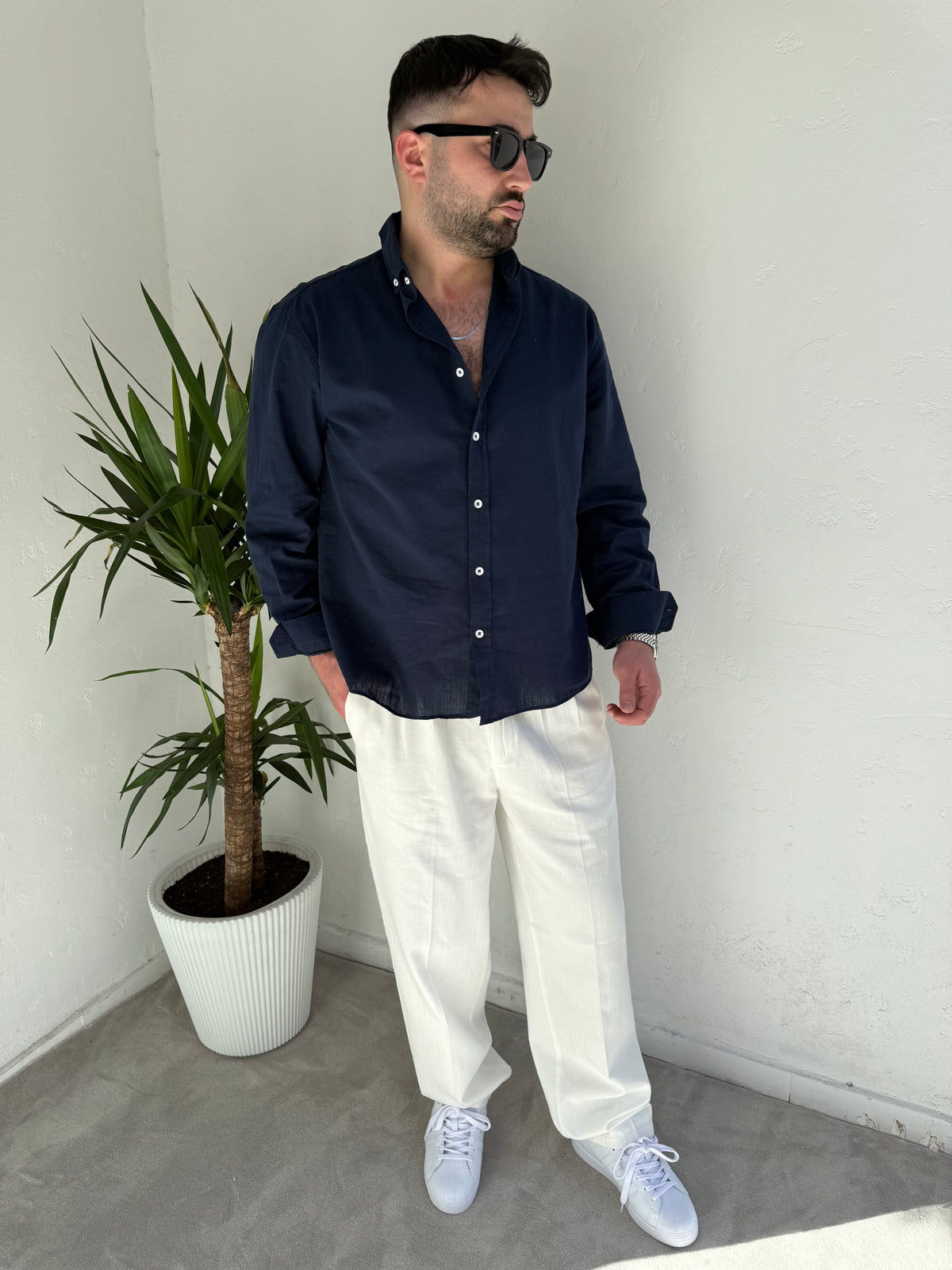 Giesto Keten Gömlek