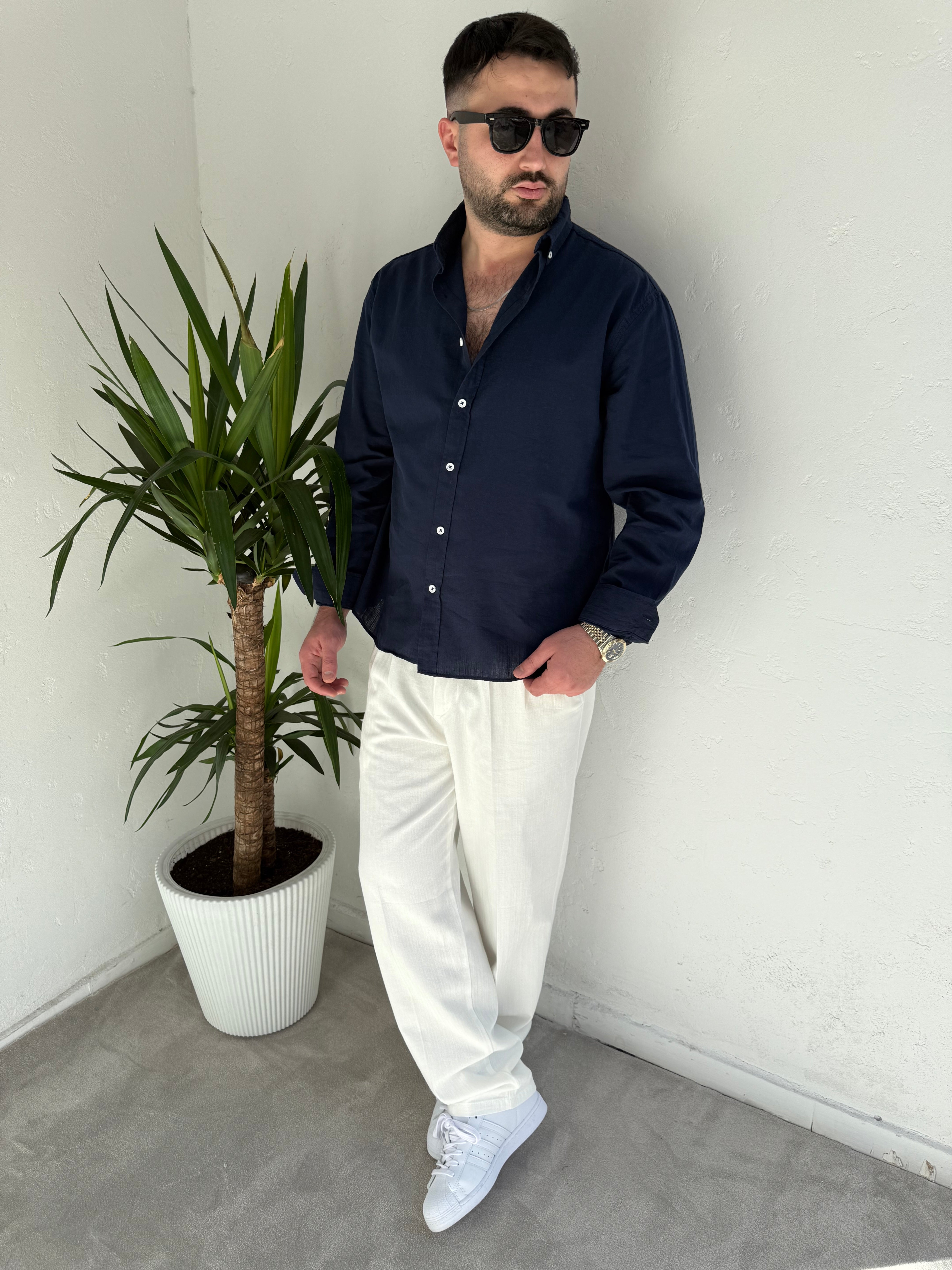 Giesto Keten Gömlek