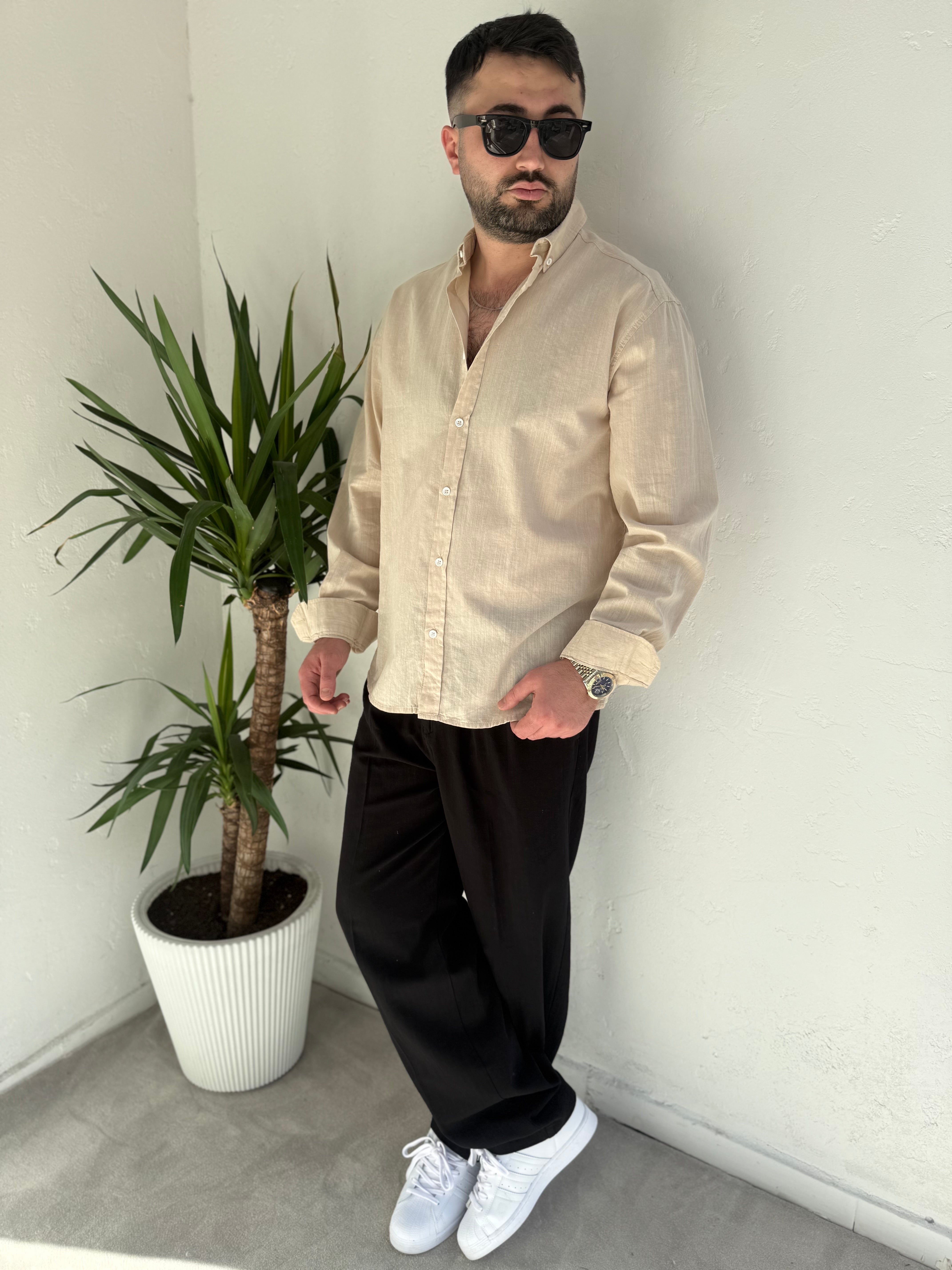 Giesto Keten Gömlek