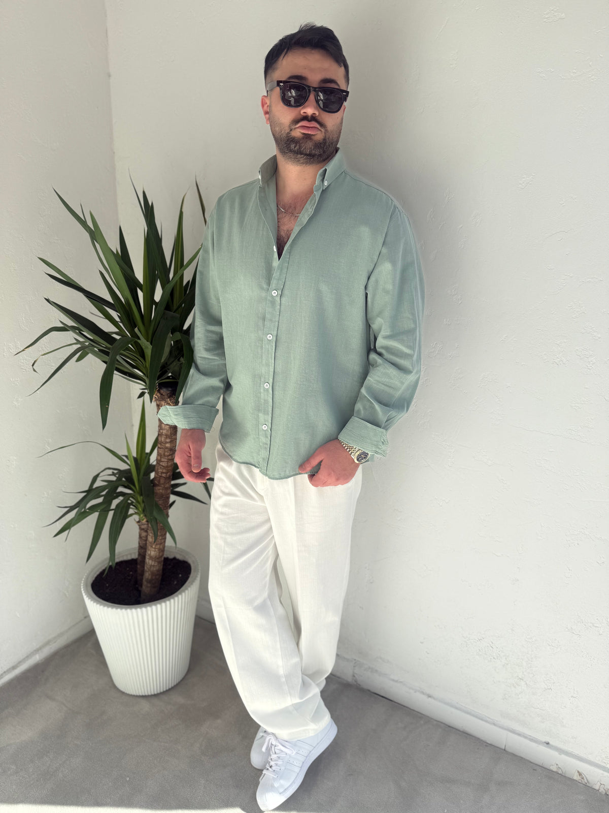 Giesto Keten Gömlek