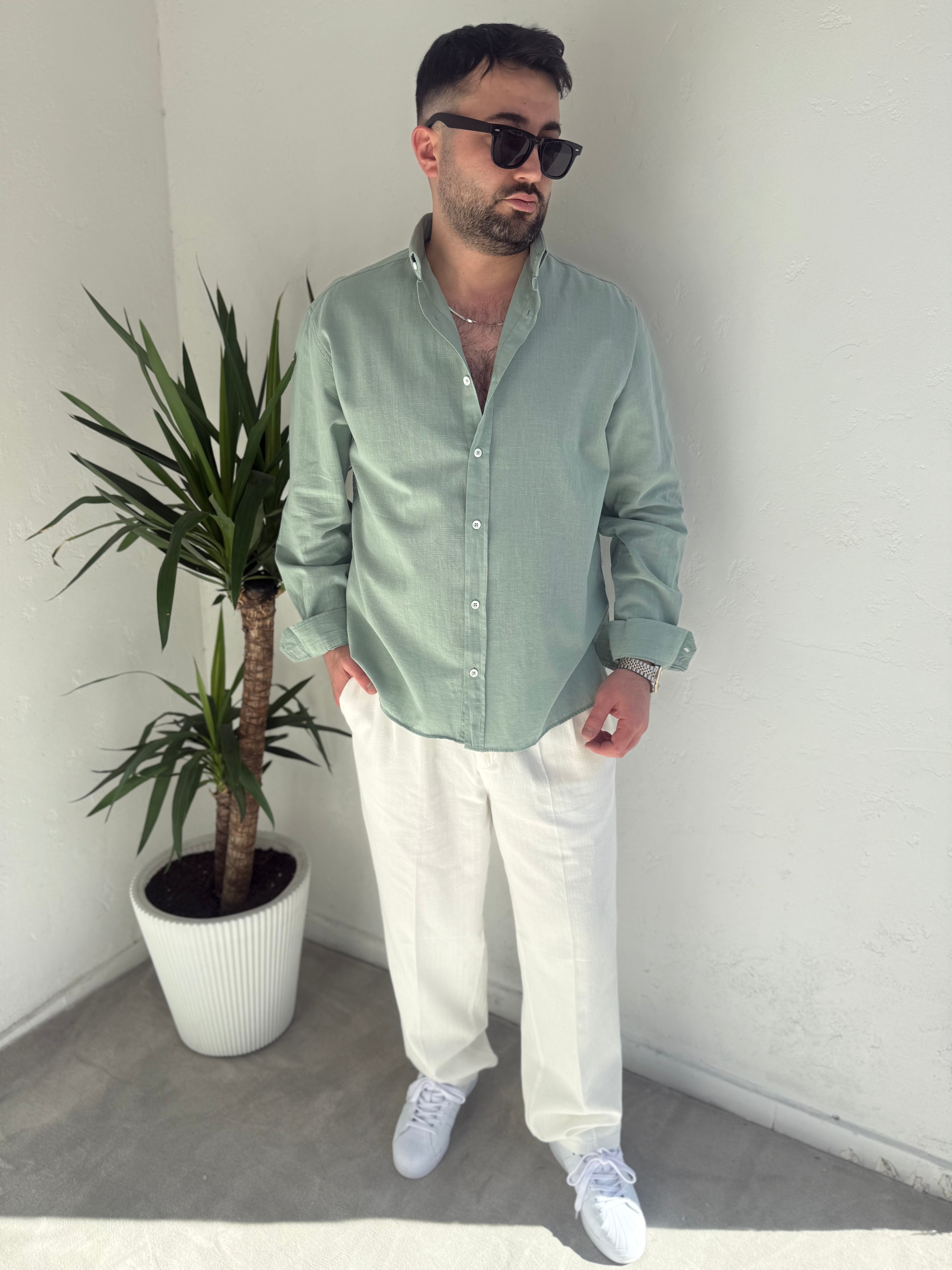 Giesto Keten Gömlek