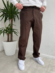 Pile Detaylı Baggy Paraşüt Pantolon