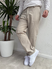 Pile Detaylı Baggy Paraşüt Pantolon