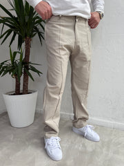 Pile Detaylı Baggy Paraşüt Pantolon