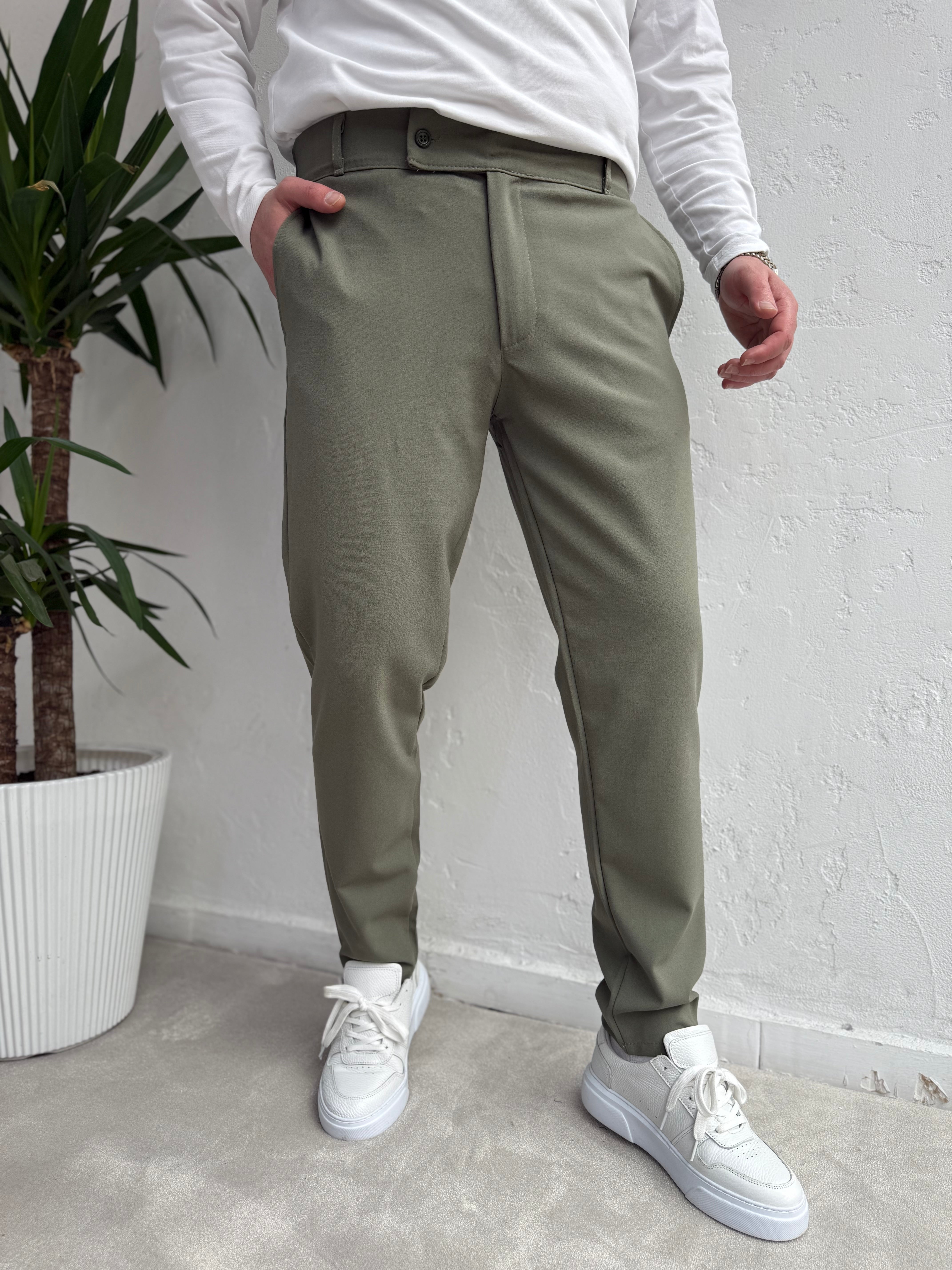 İ-Pool Likralı Kumaş Pantolon