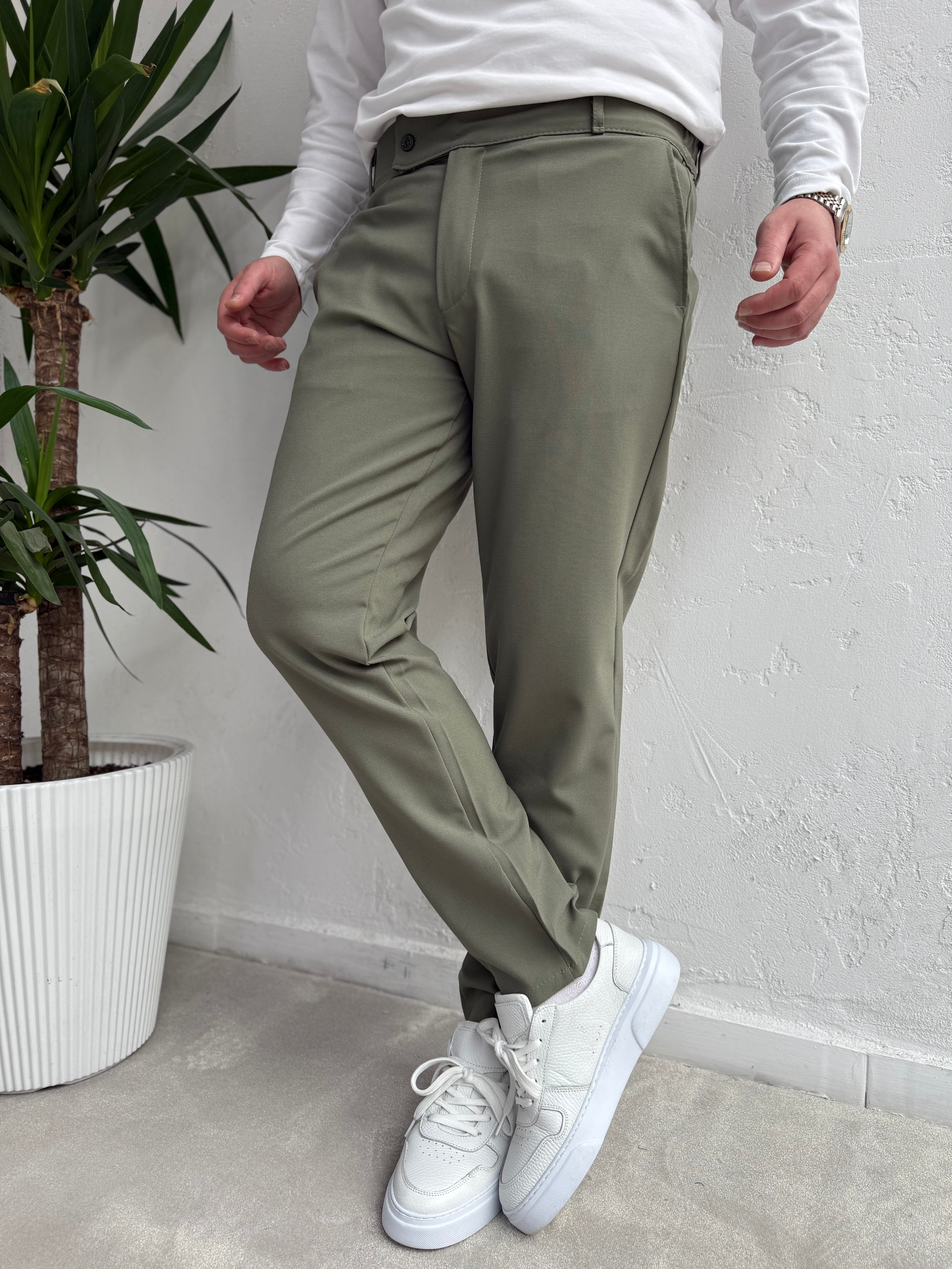 İ-Pool Likralı Kumaş Pantolon