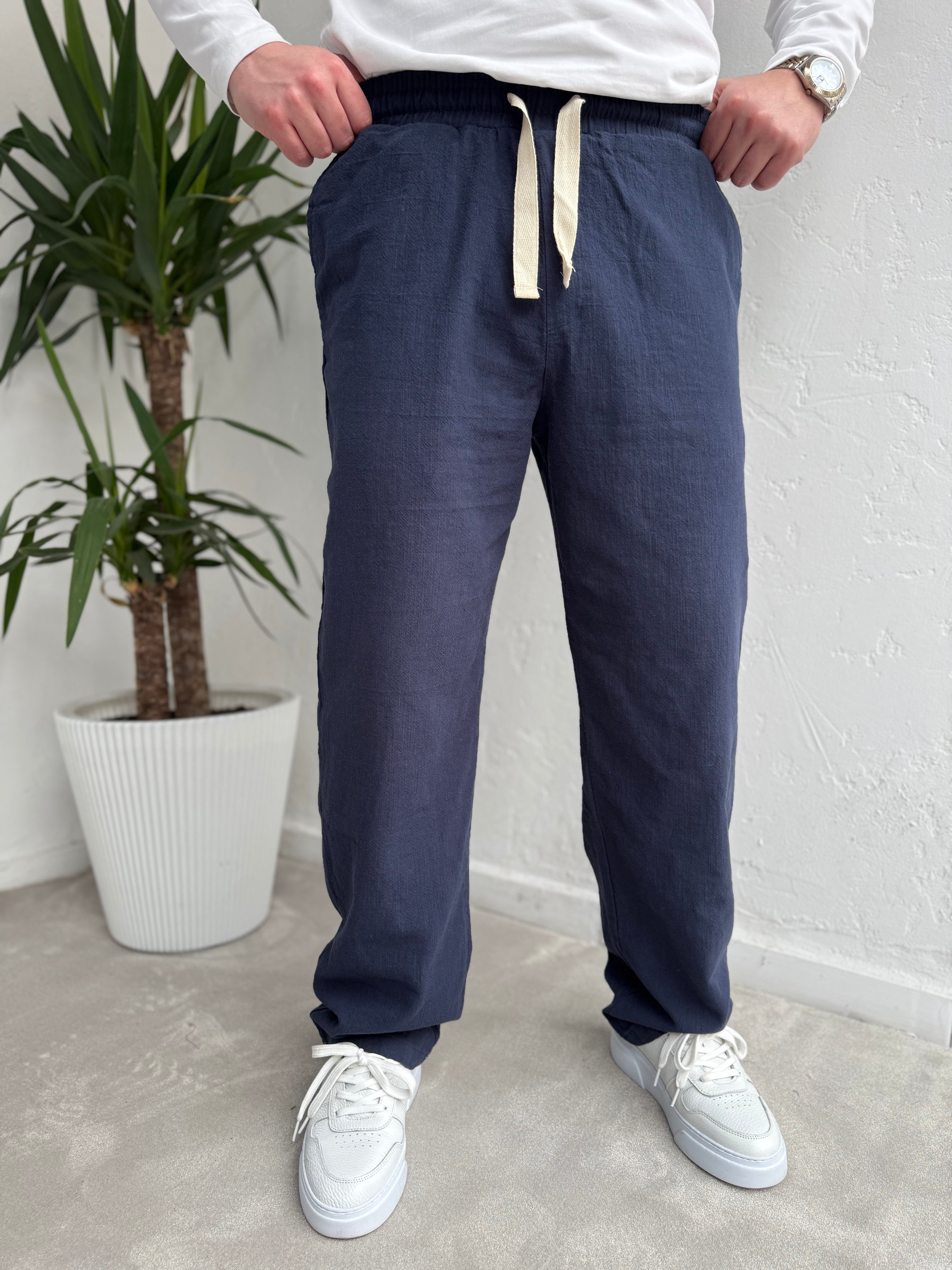 Baggy Keten Pantolon