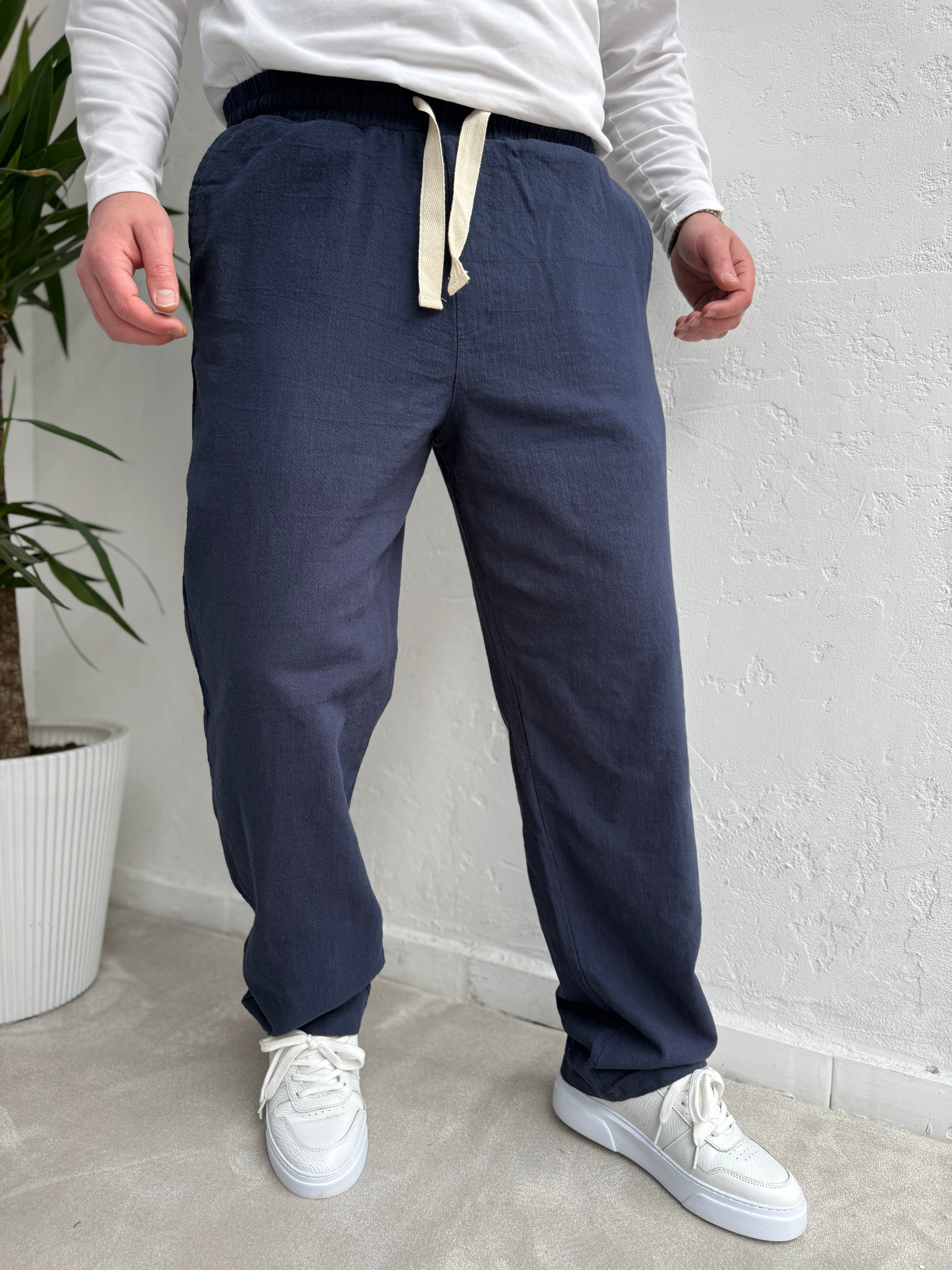 Baggy Keten Pantolon