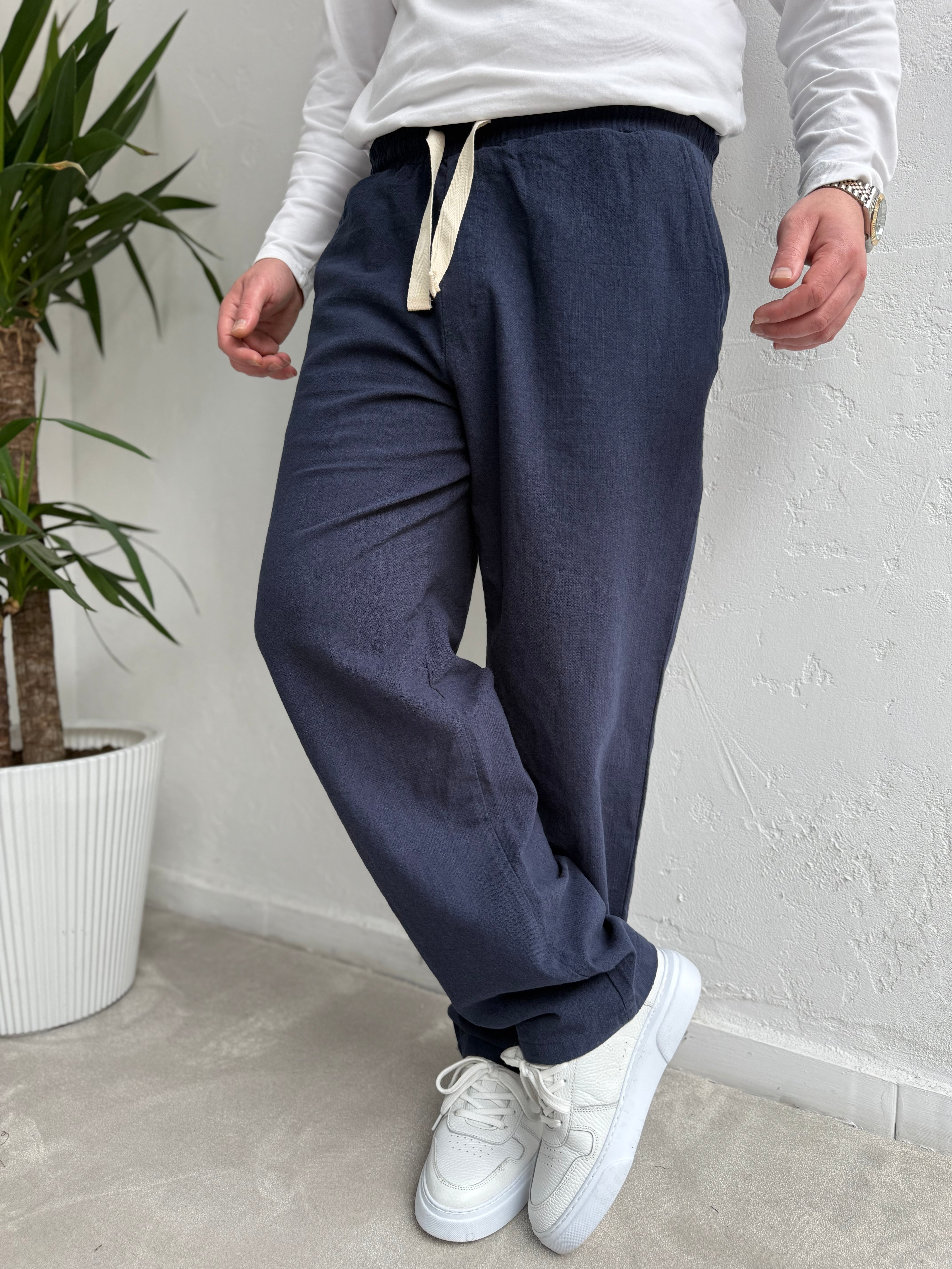 Baggy Keten Pantolon