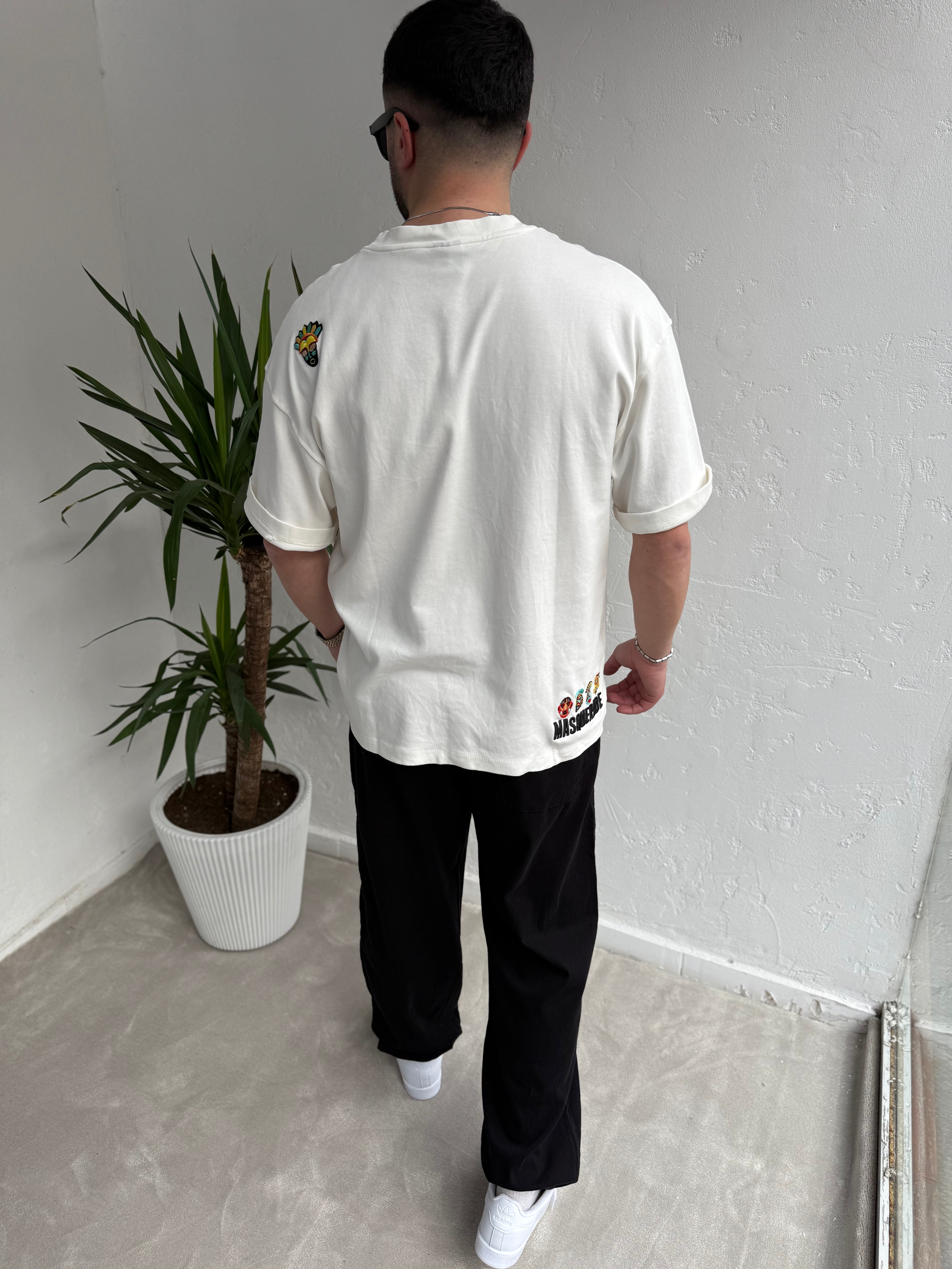 Yep Masquerade Nakış Detaylı Oversize T-Shirt