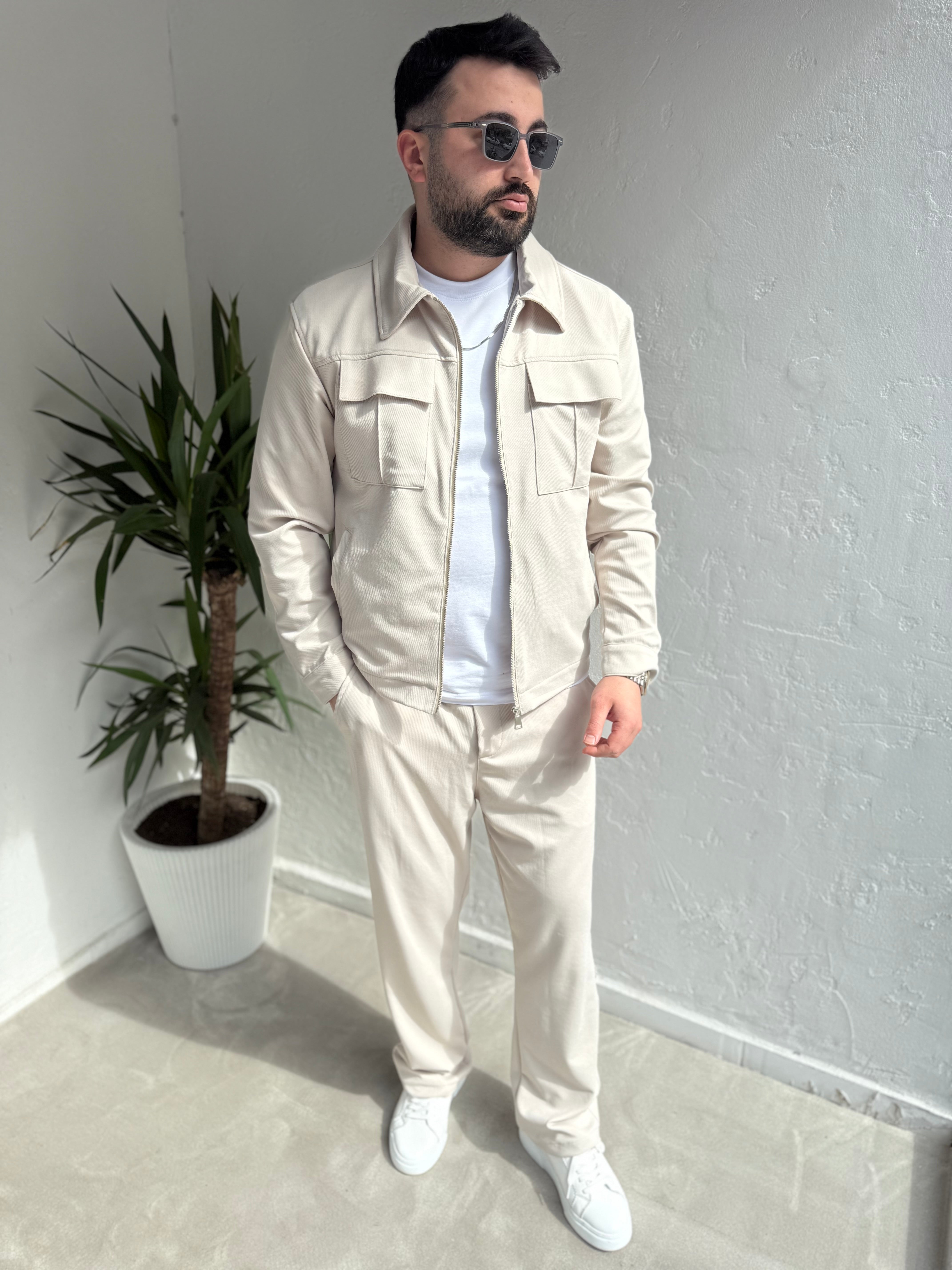 Cep Detaylı Baggy Hürrem Takım