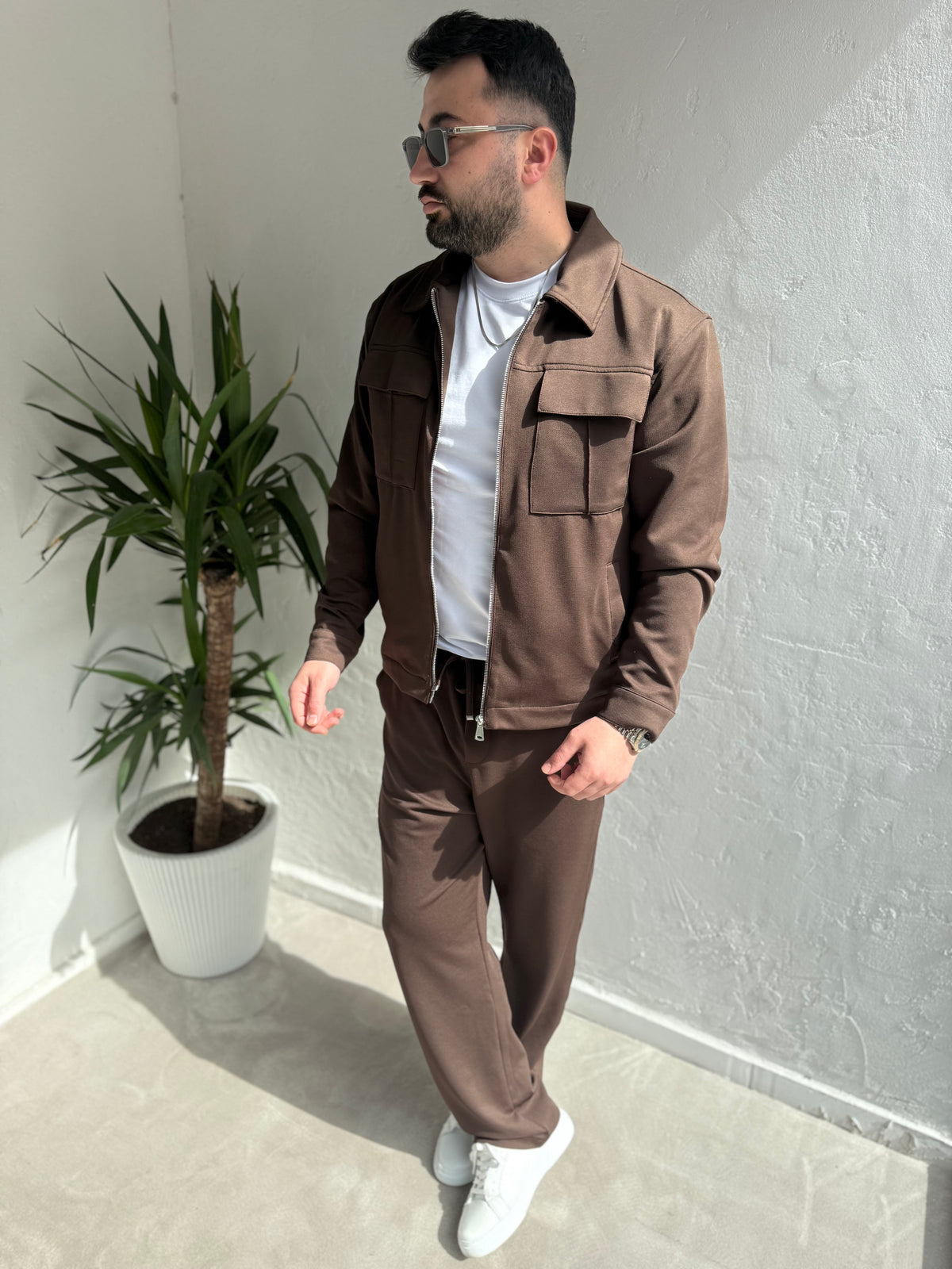Cep Detaylı Baggy Hürrem Takım