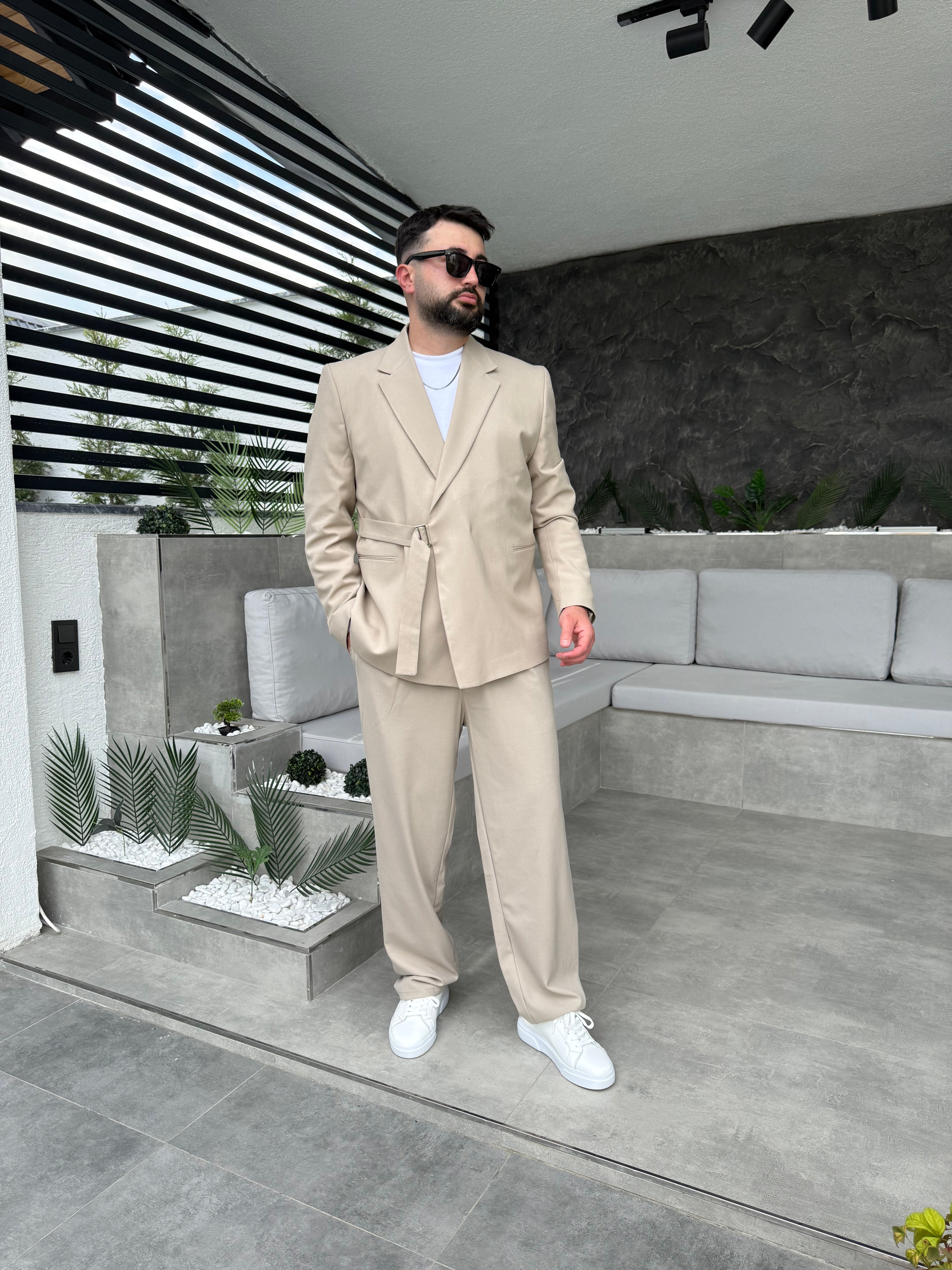Kuruvaze Kemer Detaylı Takım