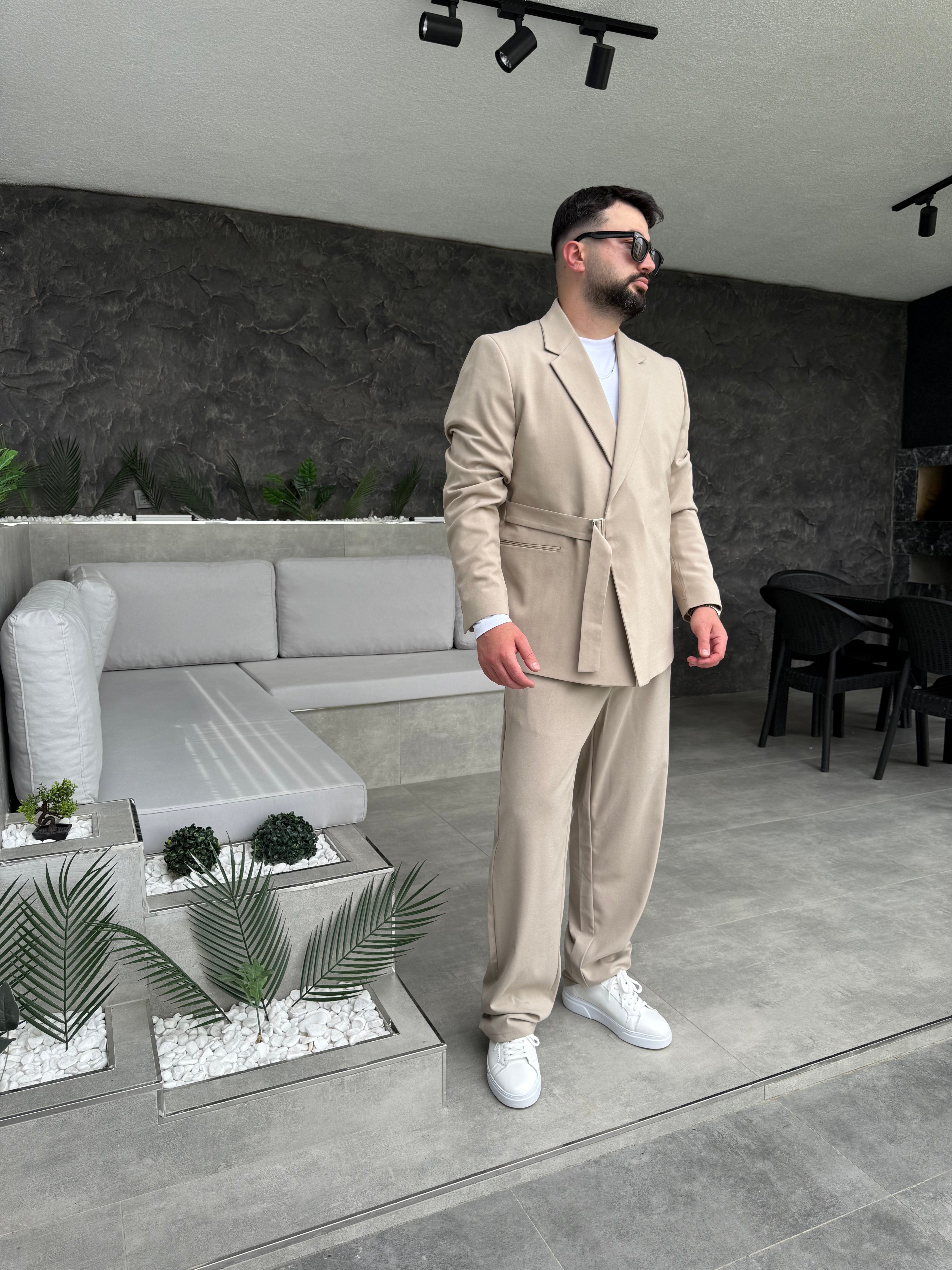 Kuruvaze Kemer Detaylı Takım