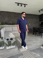 Lenasso Kısa Kollu Keten Gömlek