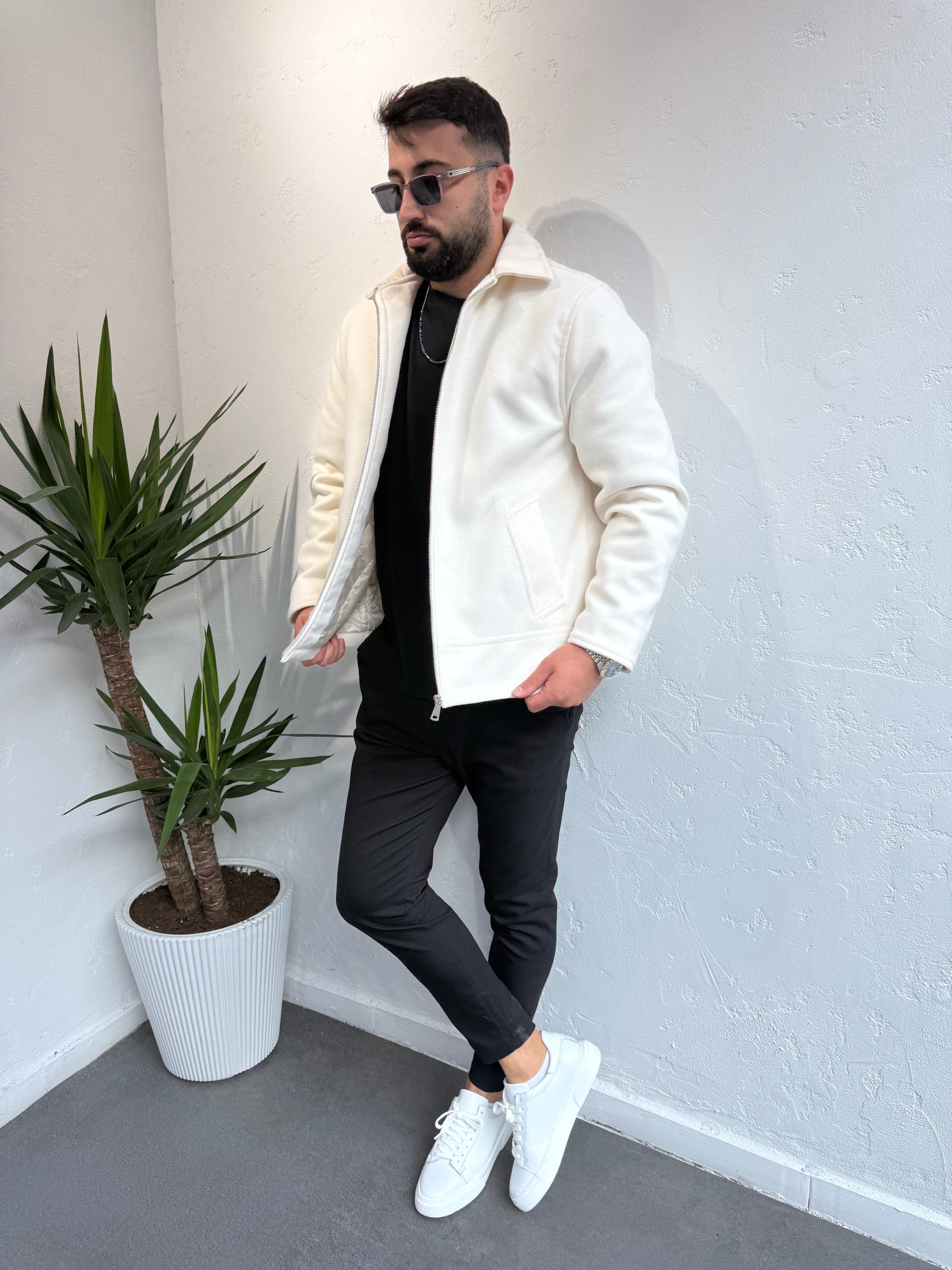 ZR Model Kaşe Mont Krem