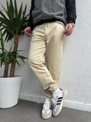 Lastik Paça Gabardin Pantolon