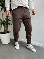 Lastik Paça Gabardin Pantolon