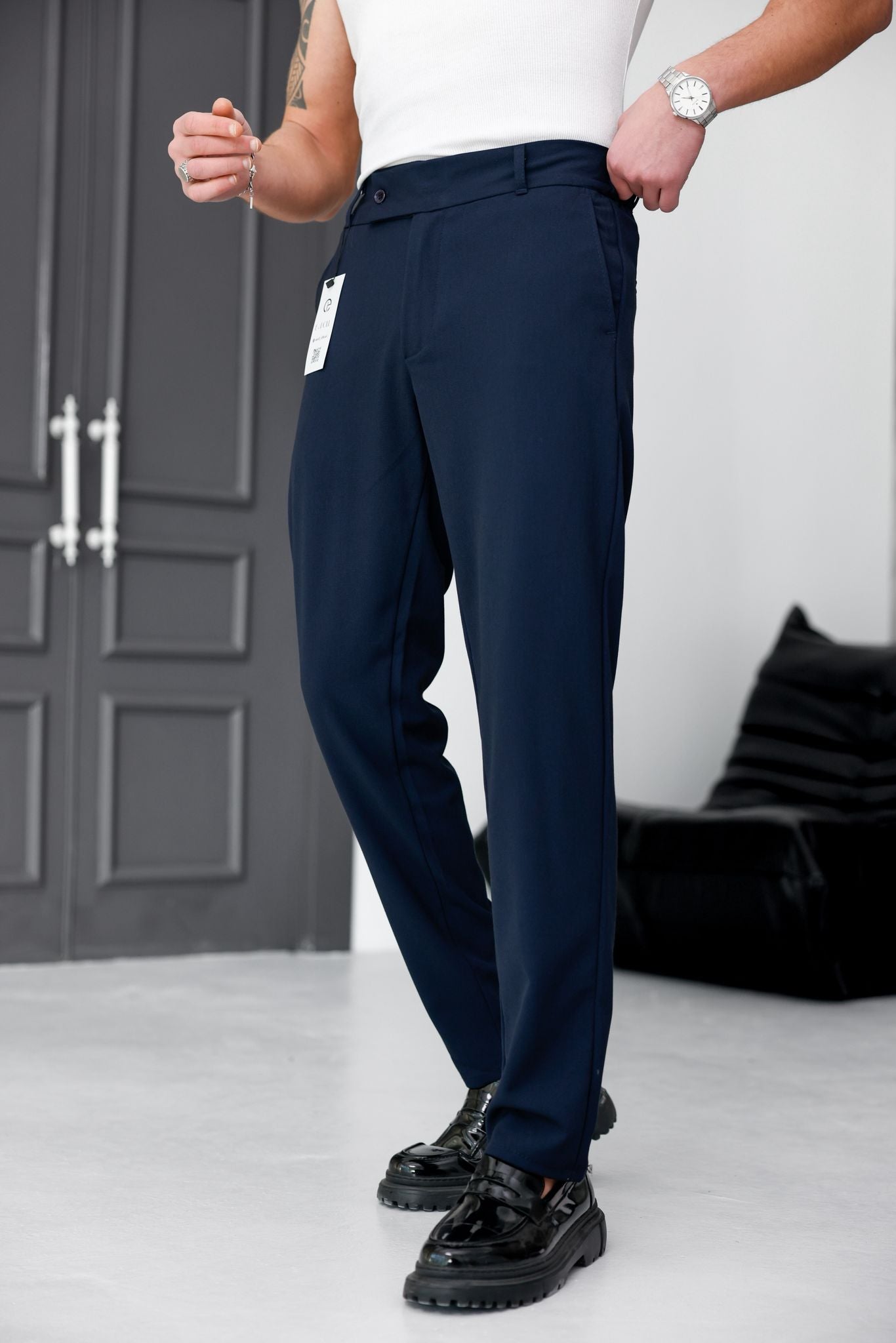 İ-Pool Likralı Kumaş Pantolon