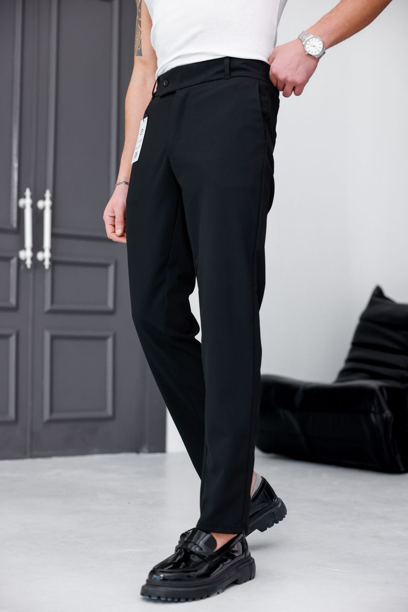 İ-Pool Likralı Kumaş Pantolon