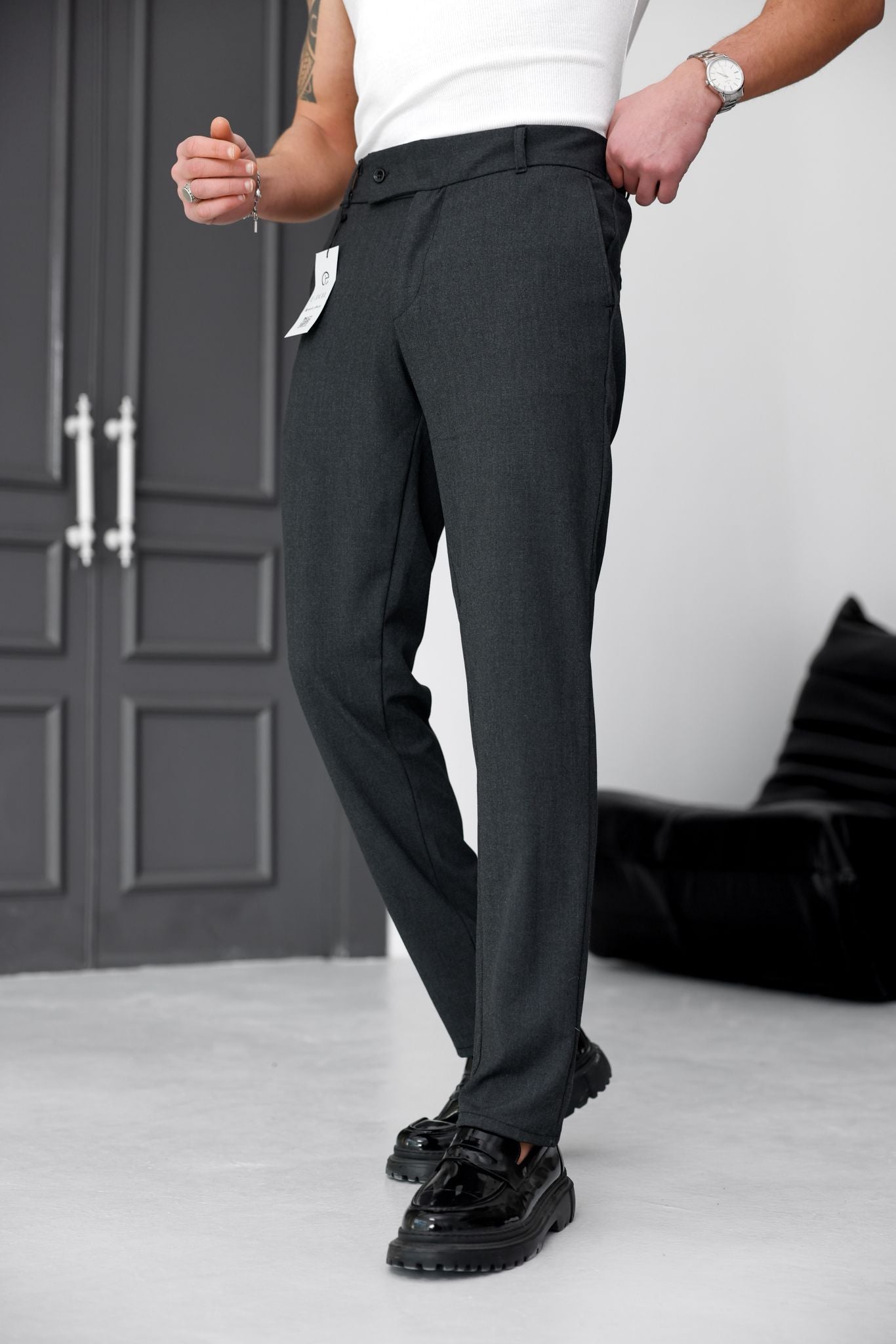 İ-Pool Likralı Kumaş Pantolon