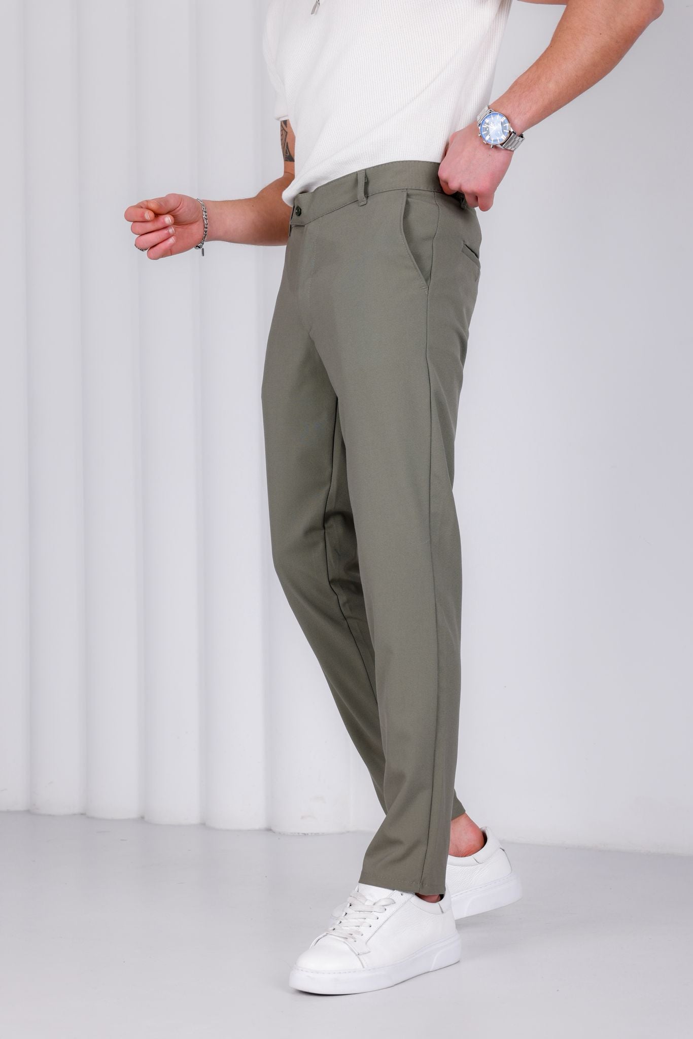 İ-Pool Likralı Kumaş Pantolon