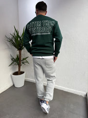 Ön Arka Baskılı Sweatshirt