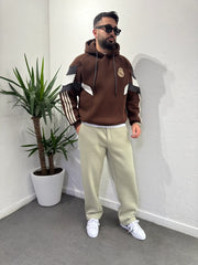 Real Madrid Kapuşonlu Polar Kahverengi