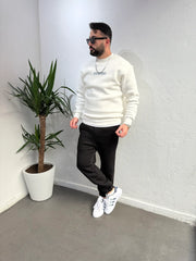 Deep Ön Arka Baskılı Sweatshirt