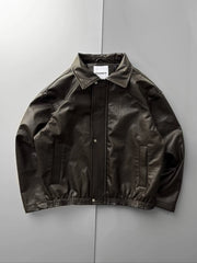 Zr Model Yarım Oversize Deri Mont