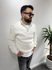 Deep Race Fermuarlı Yaka Sweatshirt