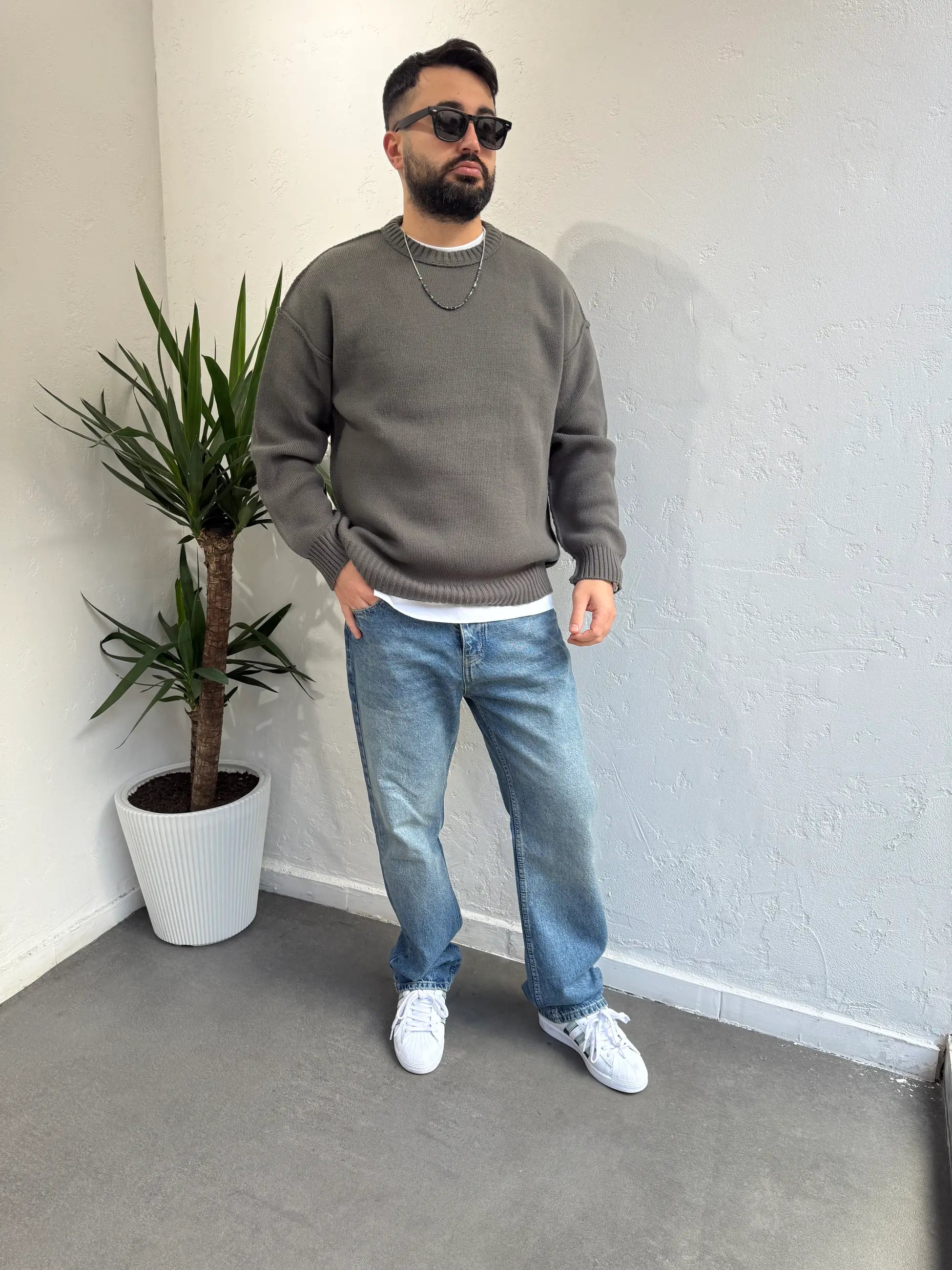 Oversize Triko Kazak