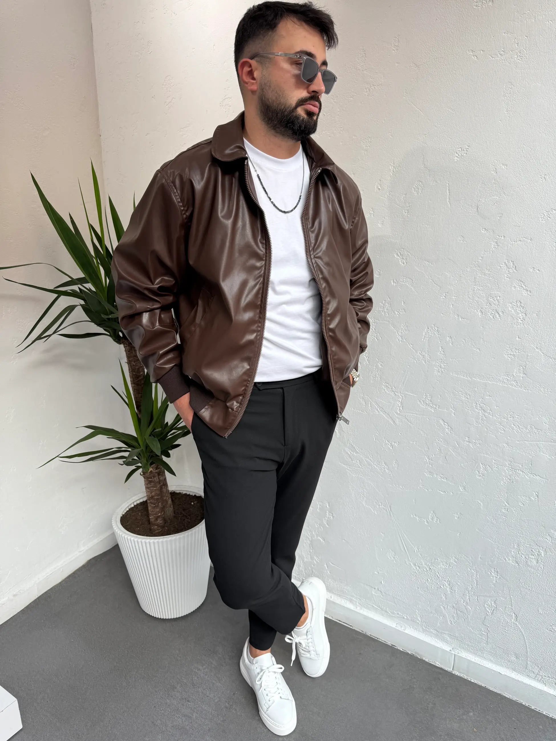 Zr Model Pilot Deri Ceket