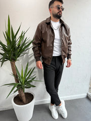 Zr Model Pilot Deri Ceket