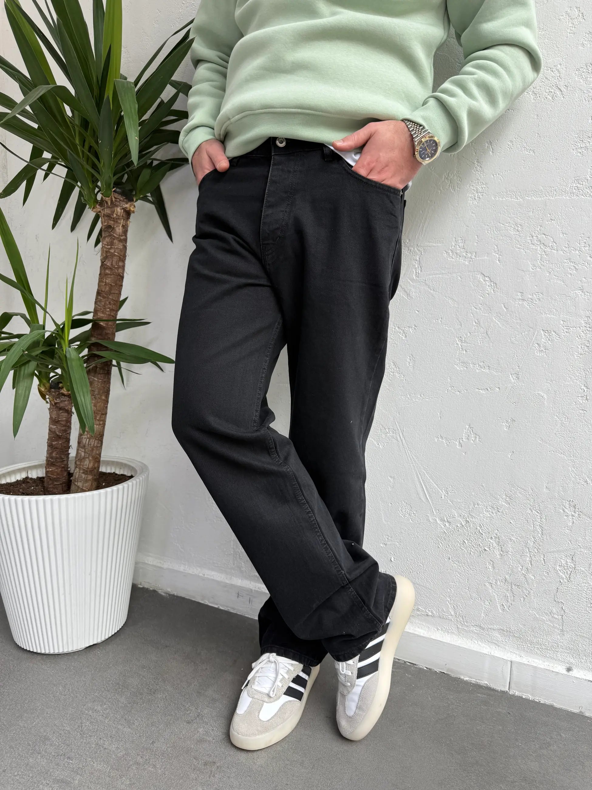 We11 Baggy Kot Pantolon