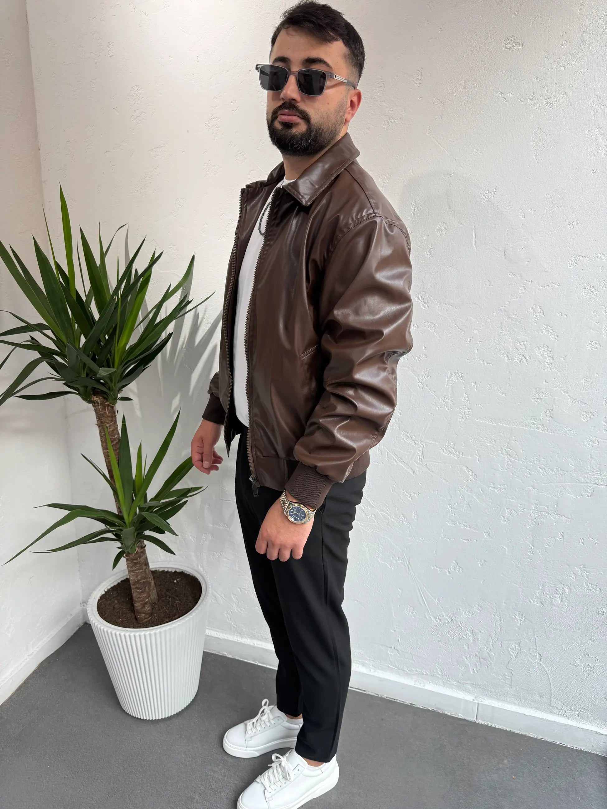 Zr Model Pilot Deri Ceket