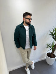 Pilot Kaşe Ceket Petrol Mavii