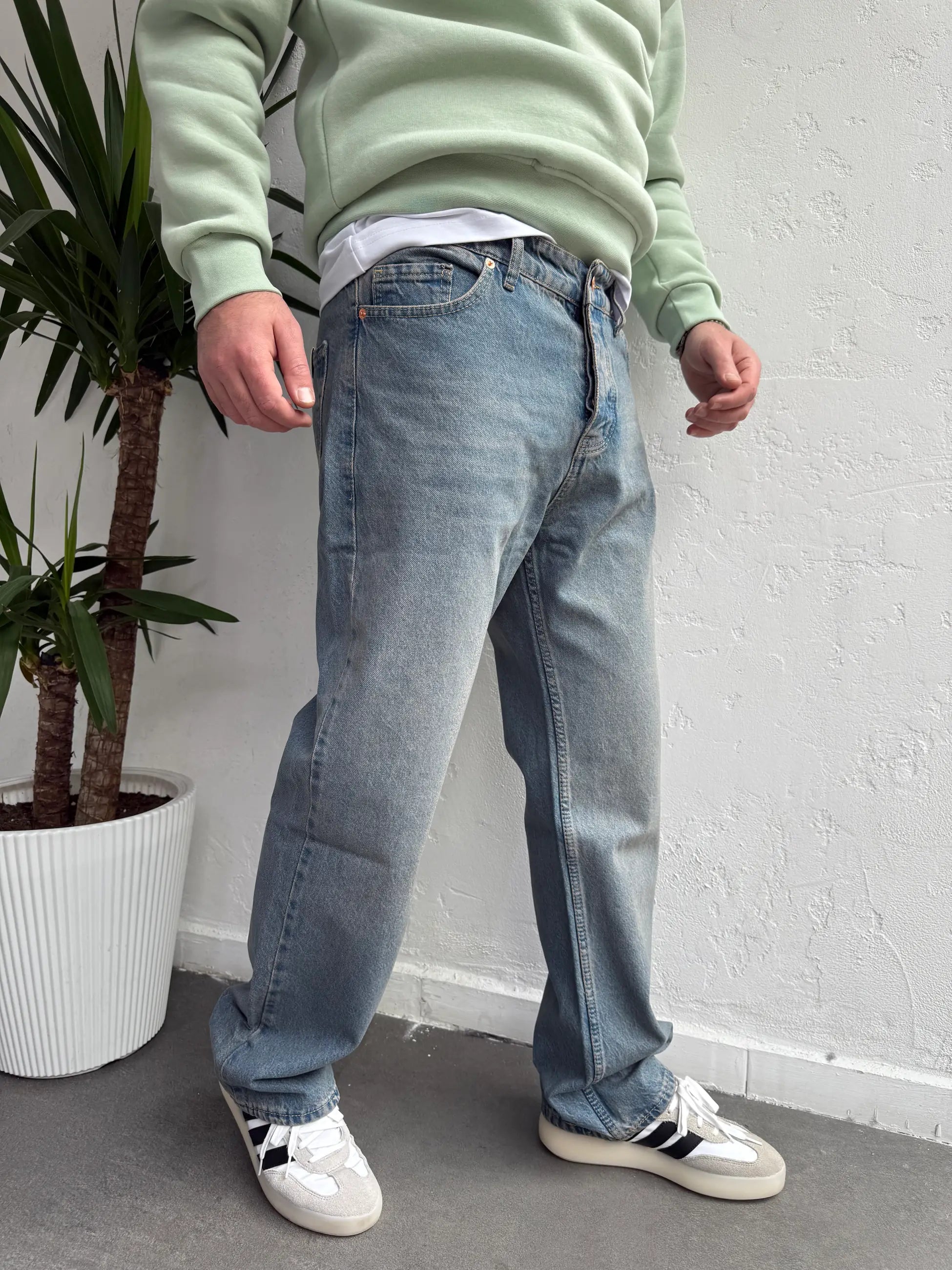 We11 Baggy Kot Pantolon Ara