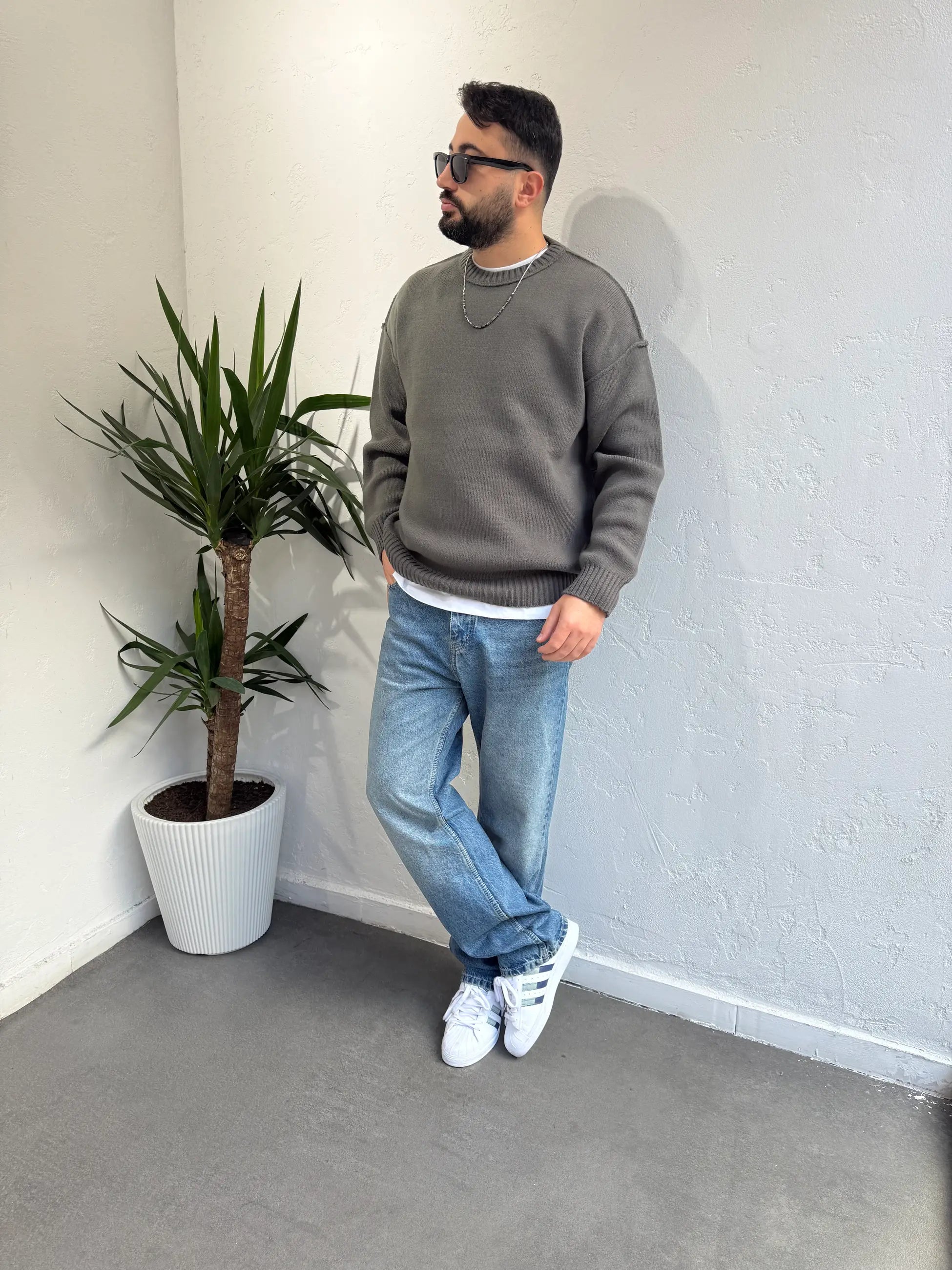 Oversize Triko Kazak