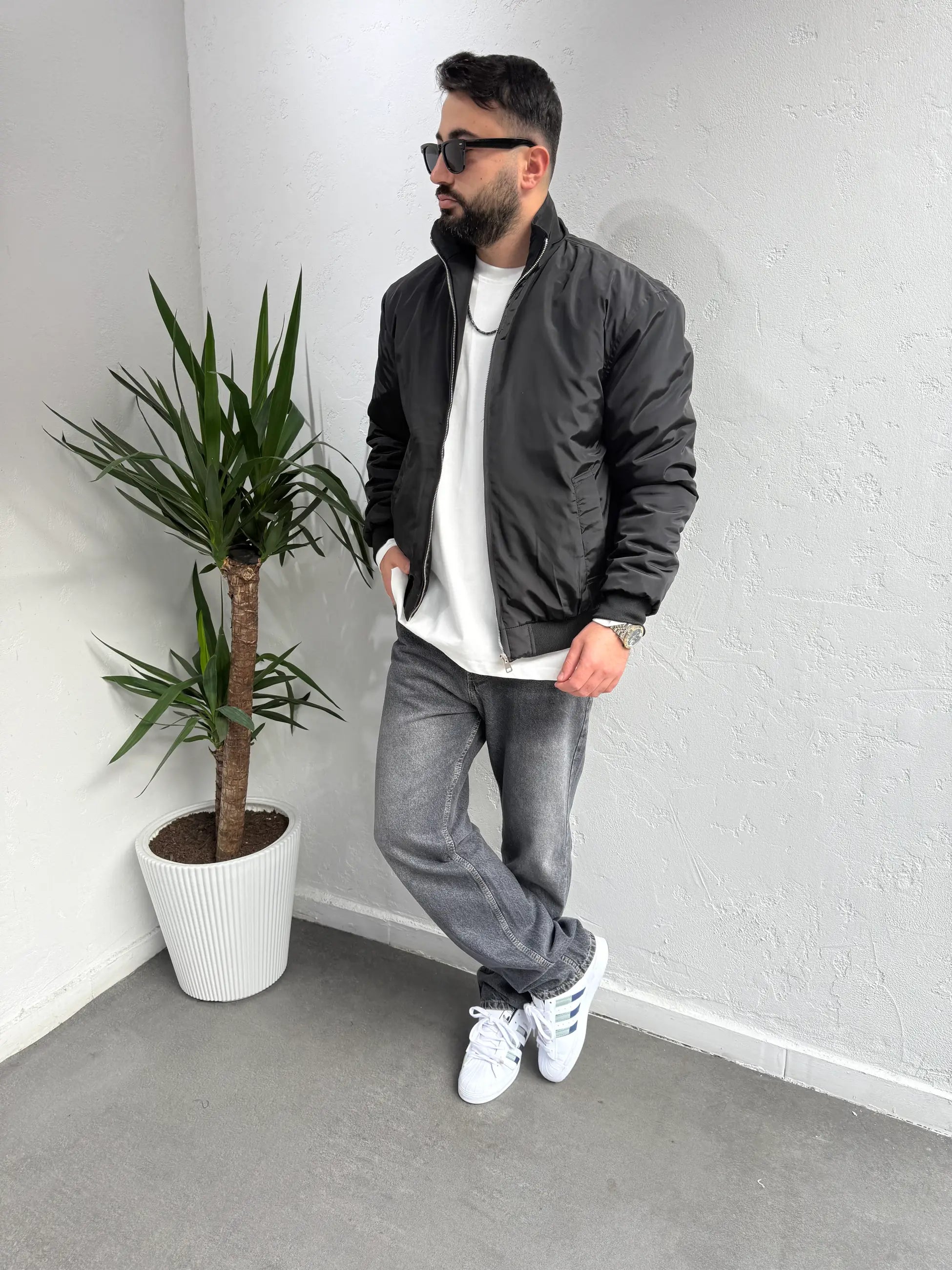 ZR Model dik Yaka Pilot Mont