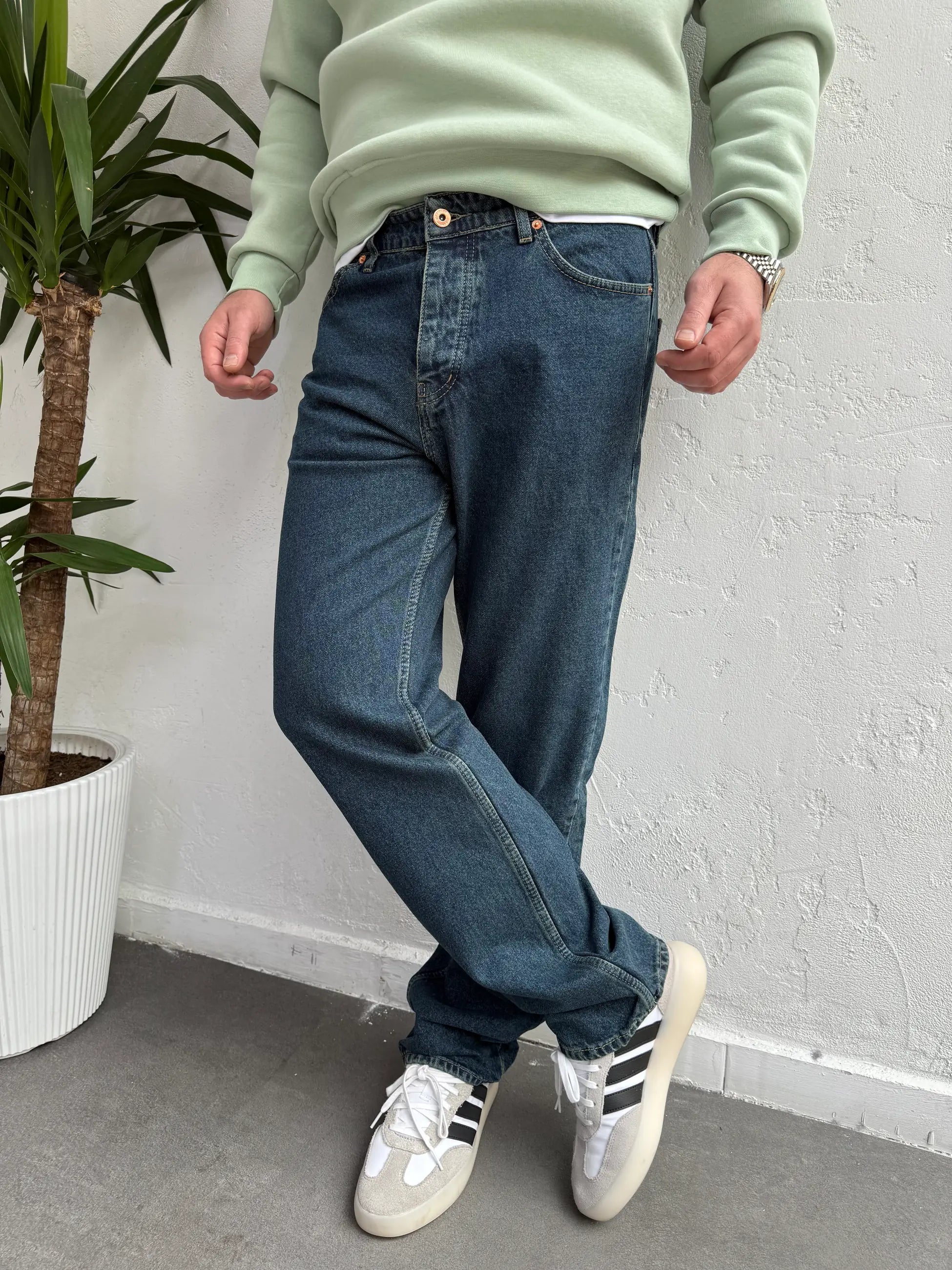 We11 Baggy Kot Pantolon