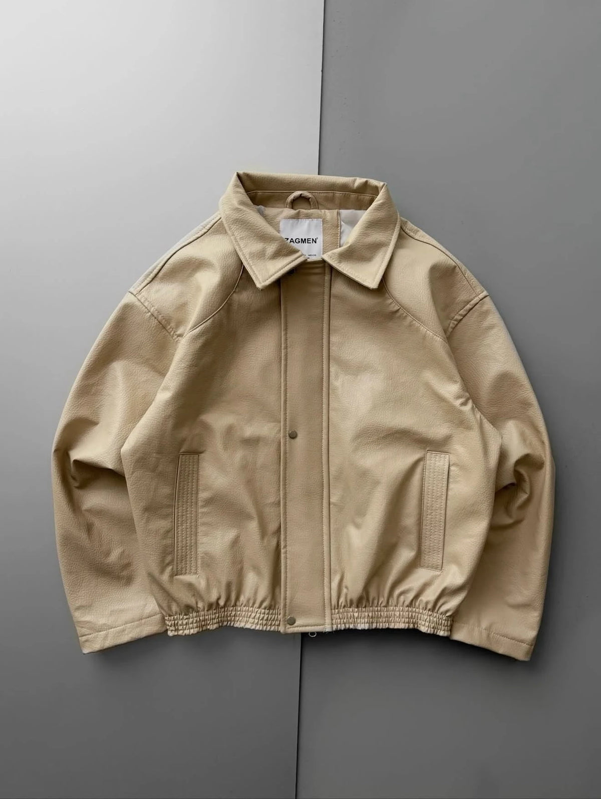 Zr Model Yarım Oversize Deri Mont